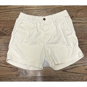 Bearbottom Men's Stretch 5.5" Inseam Khaki Elastic Waist Casual Shirts Sz M